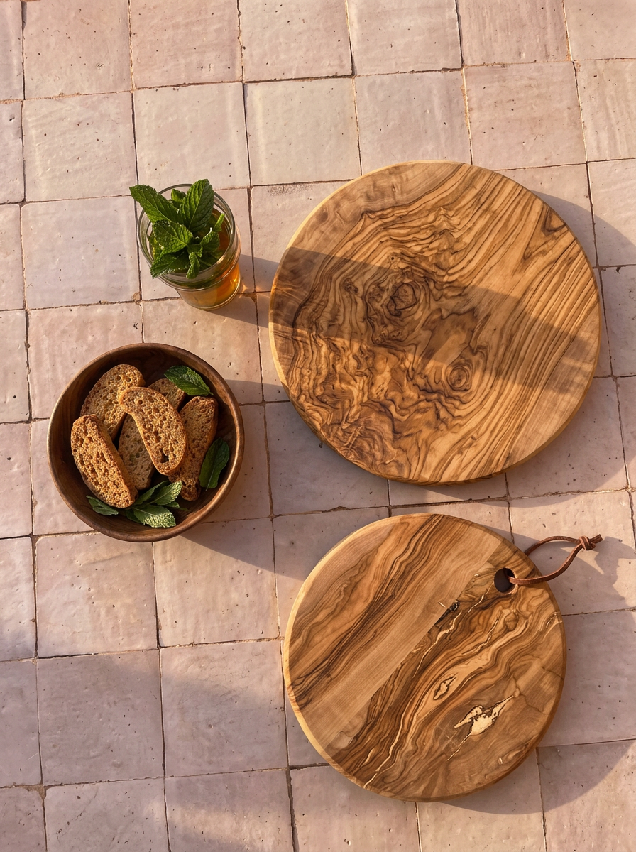 Olive-Wood Serving Boards