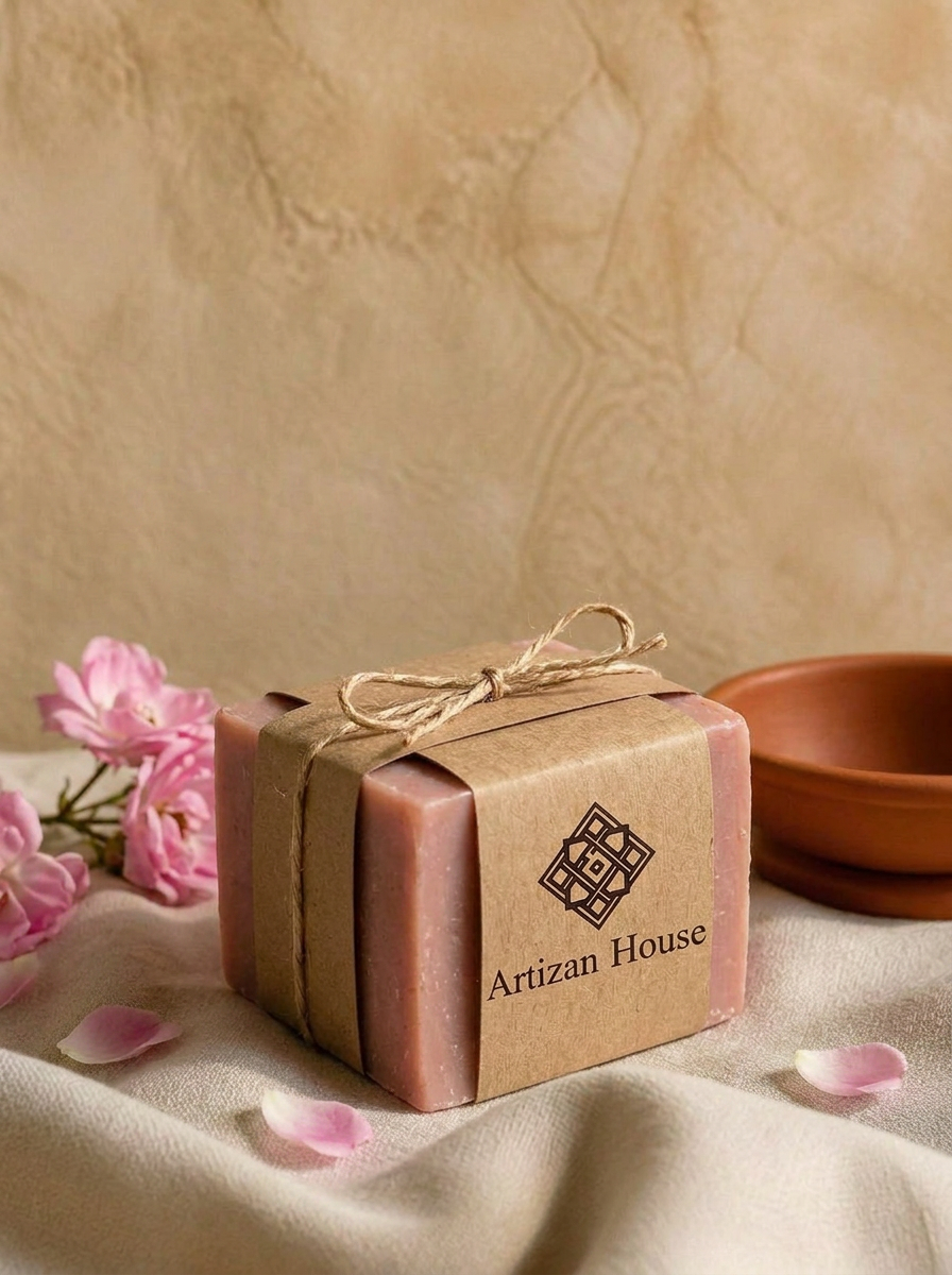 Damask Rose Petal Soap