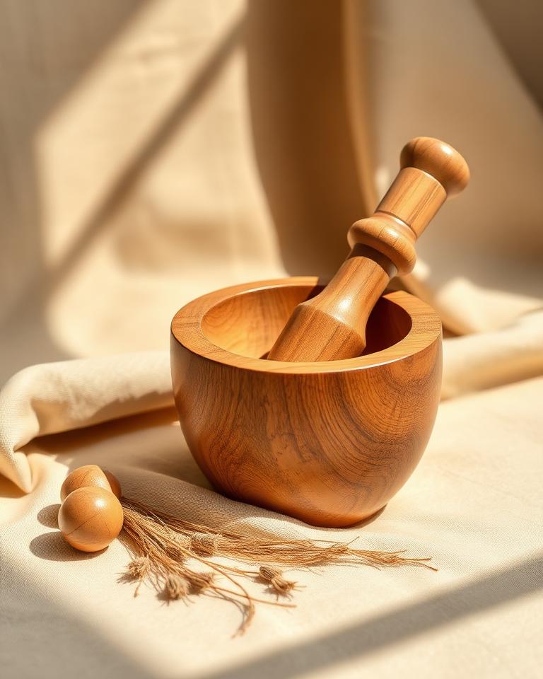 Cedar Mortar & Pestle